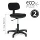 ECO PLUS Idustrial upholstered chair with pneumatic lift