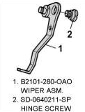 SD-0640211-SP Винт за Вайпър Juki 1850
