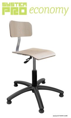 SYSTEM PRO ECONOMY Eco3 Industrial rotary chair on feet (plywood)