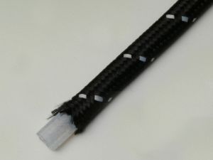 D.0400 Силиконов маркуч с полиестерна оплетка Ø 5x10mm